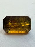 Clinozoisite gemstone 12mm x 7mm 4.48cts
