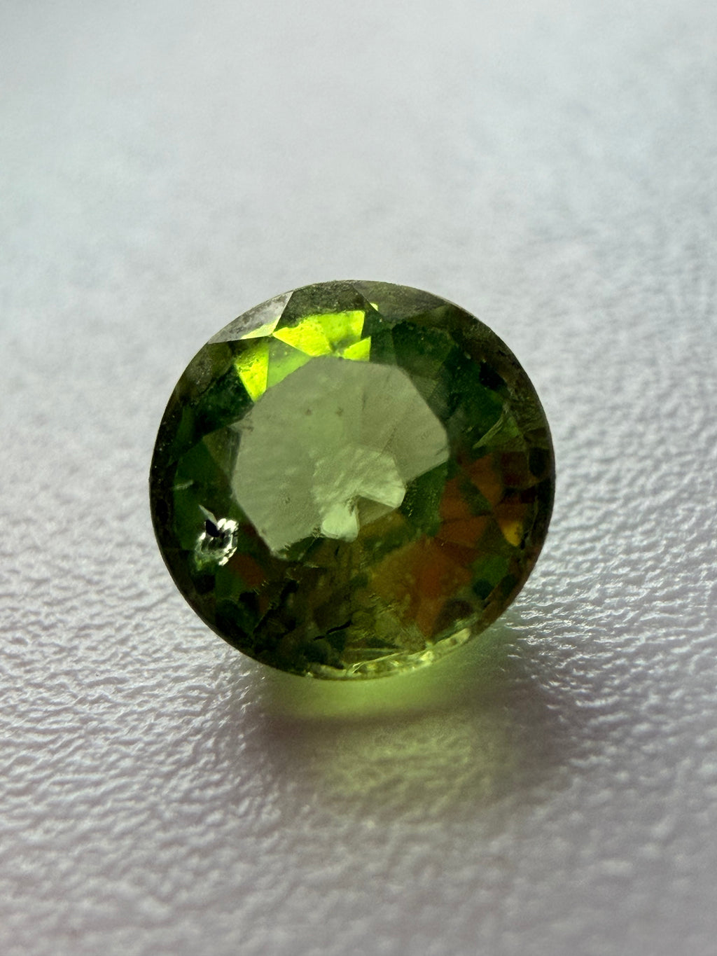 Natural Peridot Round Brilliant Cut Loose Gemstone | 5mm | 0.68ct