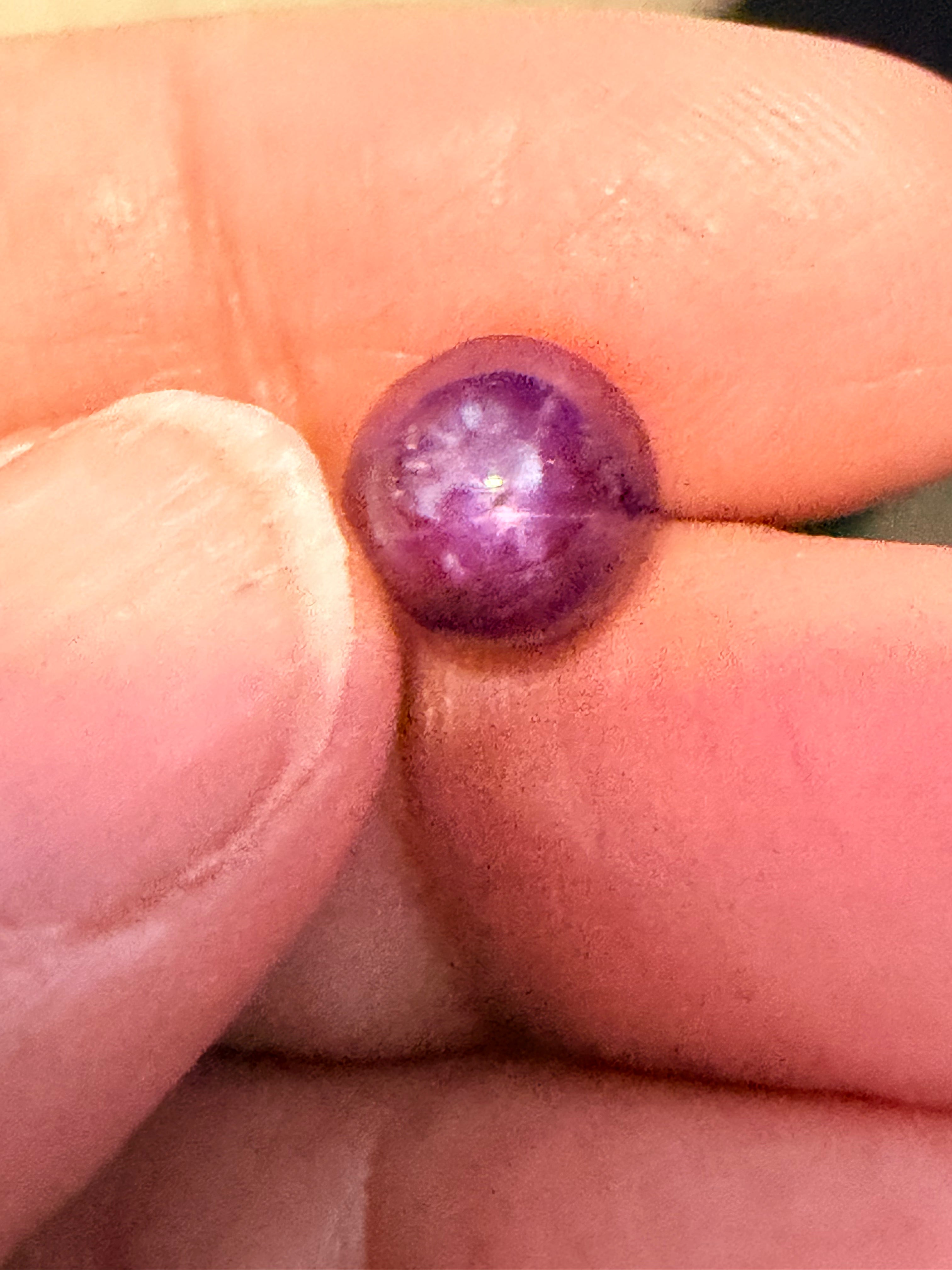 Star Ruby 8.5mm Round Cabochon 6.00ct