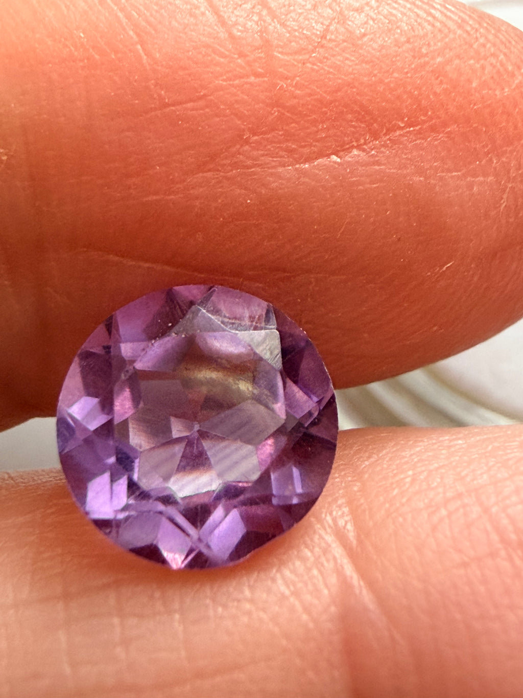 Amethyst Striped Round 8.9mm 2.35ct