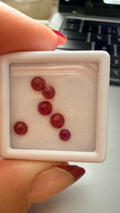 Ruby Round Cabochons Mixed Lot 1.99ct Total