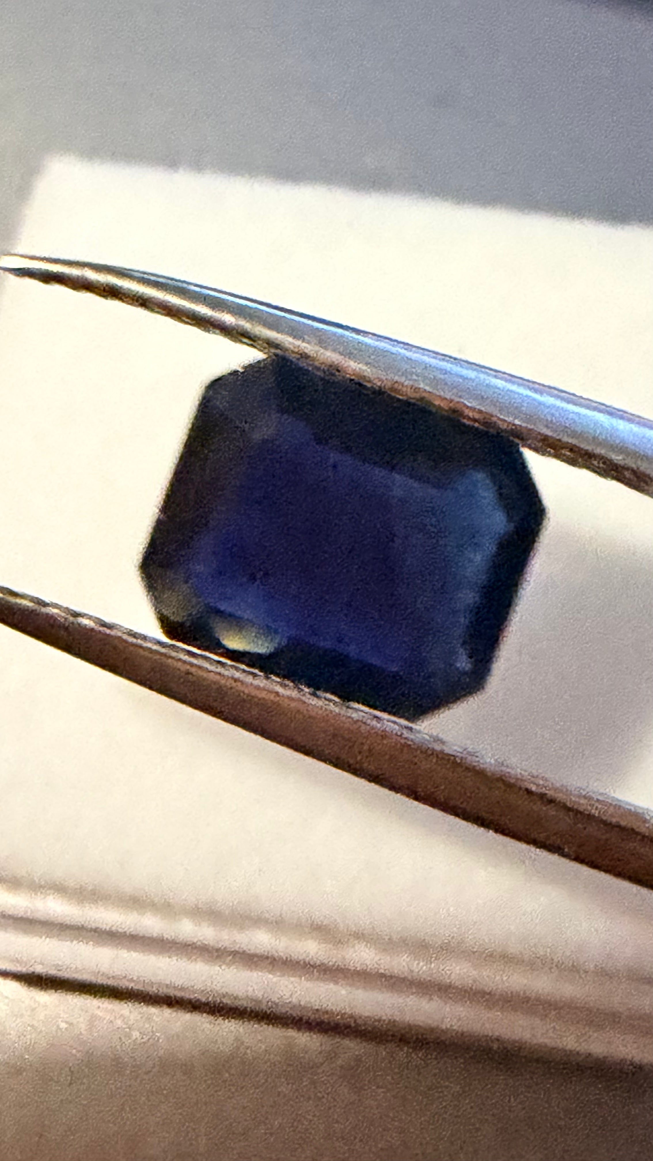 Sapphire Australian Octagon Cut 10mm × 8mm 3.19cts