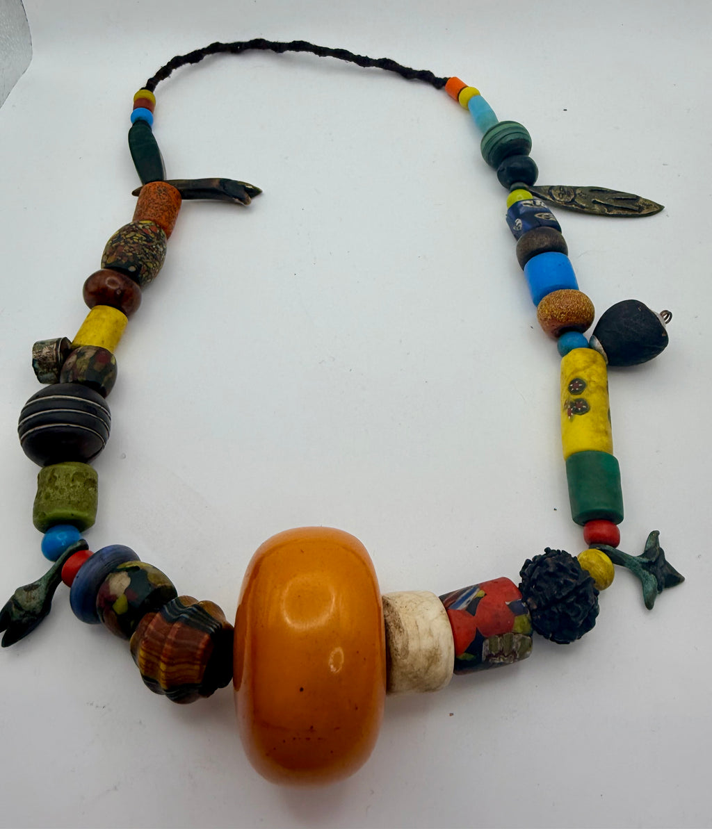 Vintage Tribal Heavy Necklace African poss Berber?