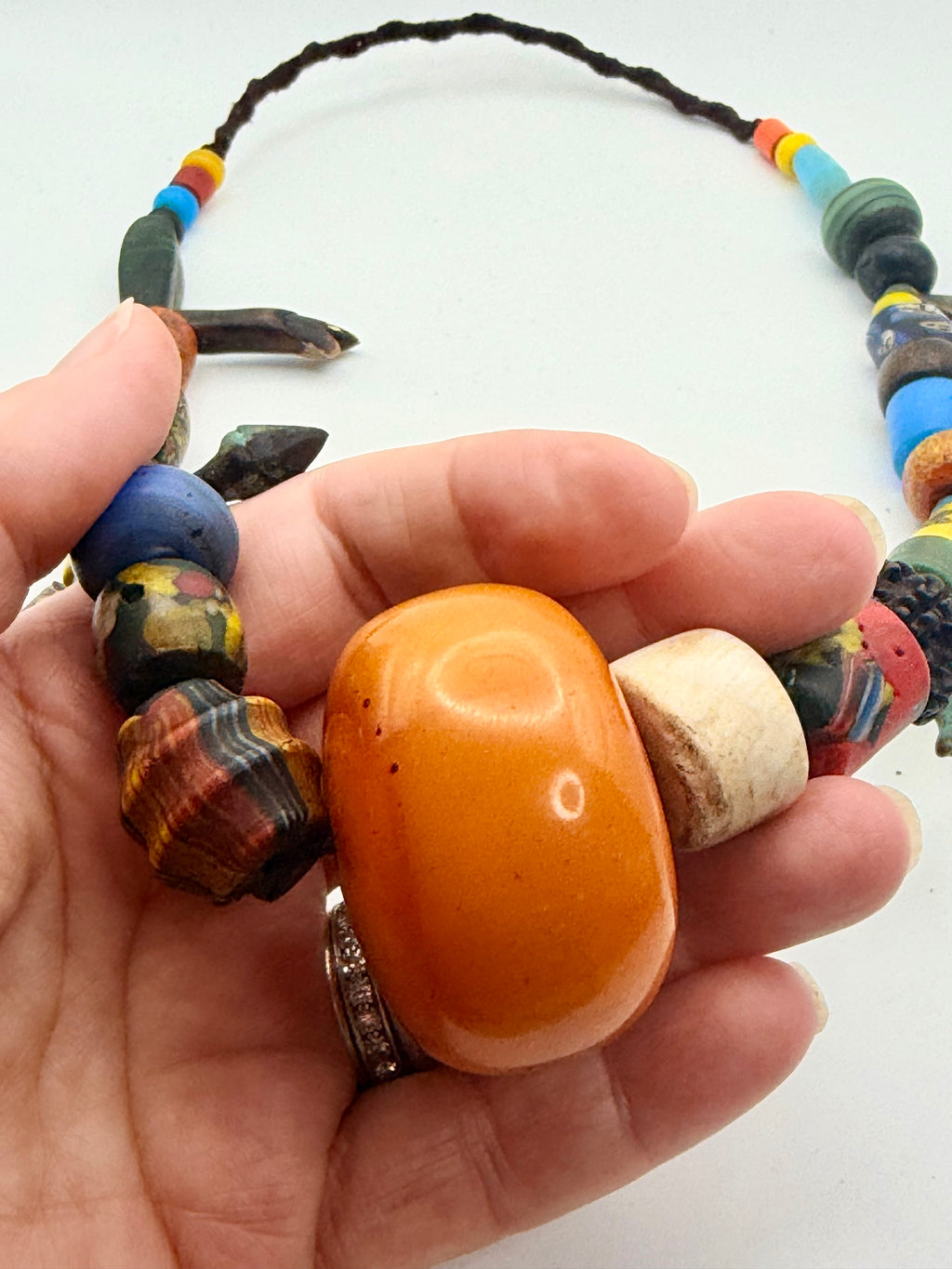 Vintage Tribal Heavy Necklace African poss Berber?