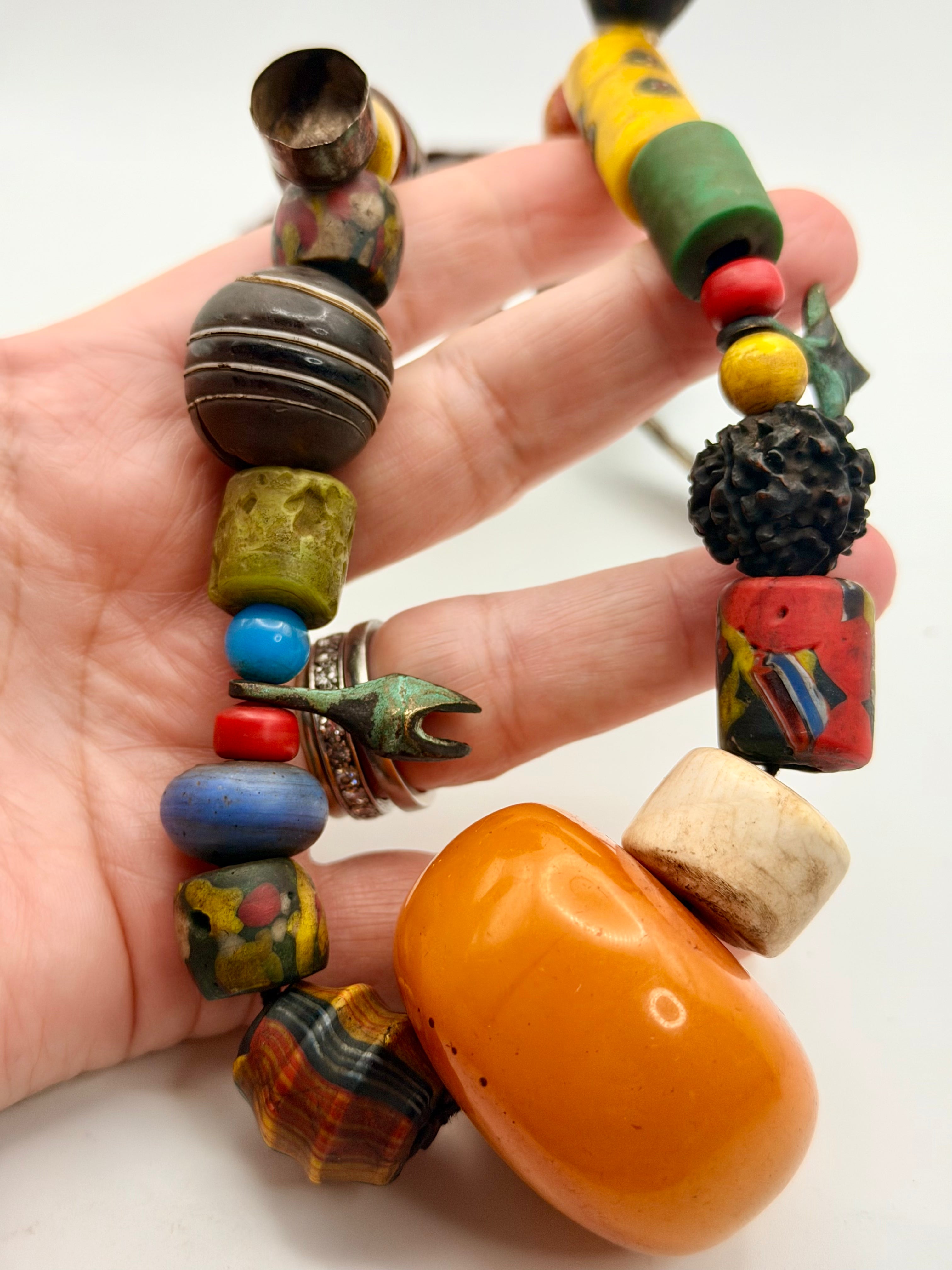 Vintage Tribal Heavy Necklace African poss Berber?