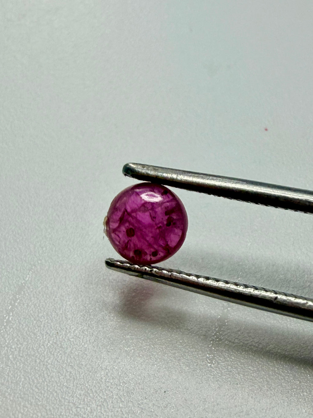 Ruby Natural Gemstone 5.4mm round. 0.72cts