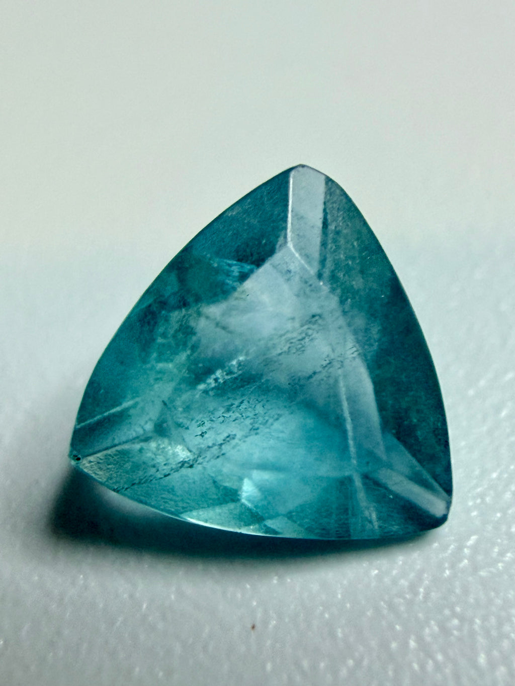 Natural Fluorite | Trillion Cut | 6mm x 6mm | Loose Gemstone