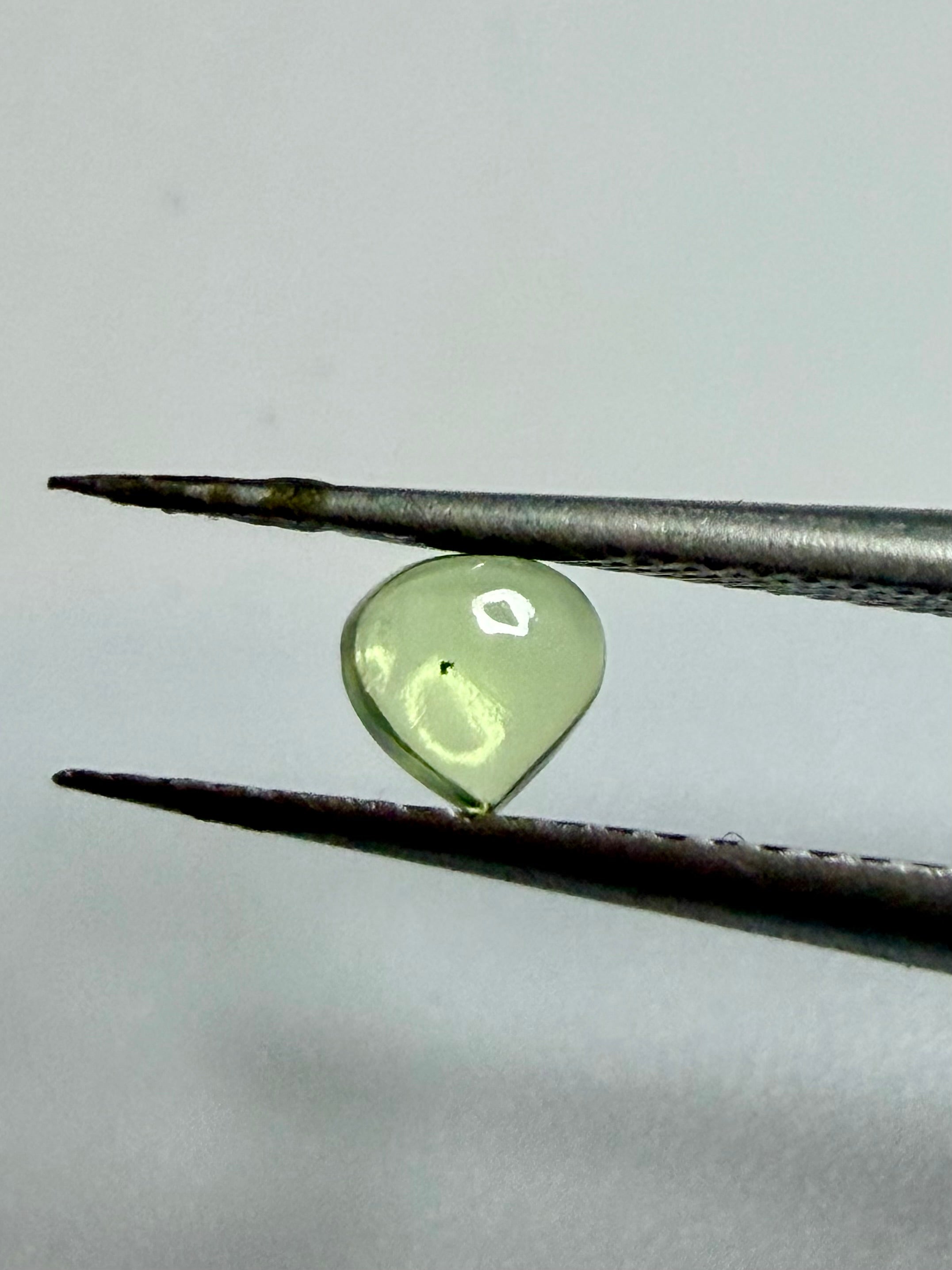 Natural Peridot | Heart Cabochon | 4mm x 4mm | Loose Gemstone