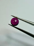 Natural Deep Red Garnet | Round Cabochon | 5mm | Loose Gemstone