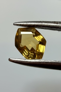 Natural Citrine Hexagon 6x4mm