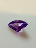 Natural Amethyst Fan Shape 5x3.5mm