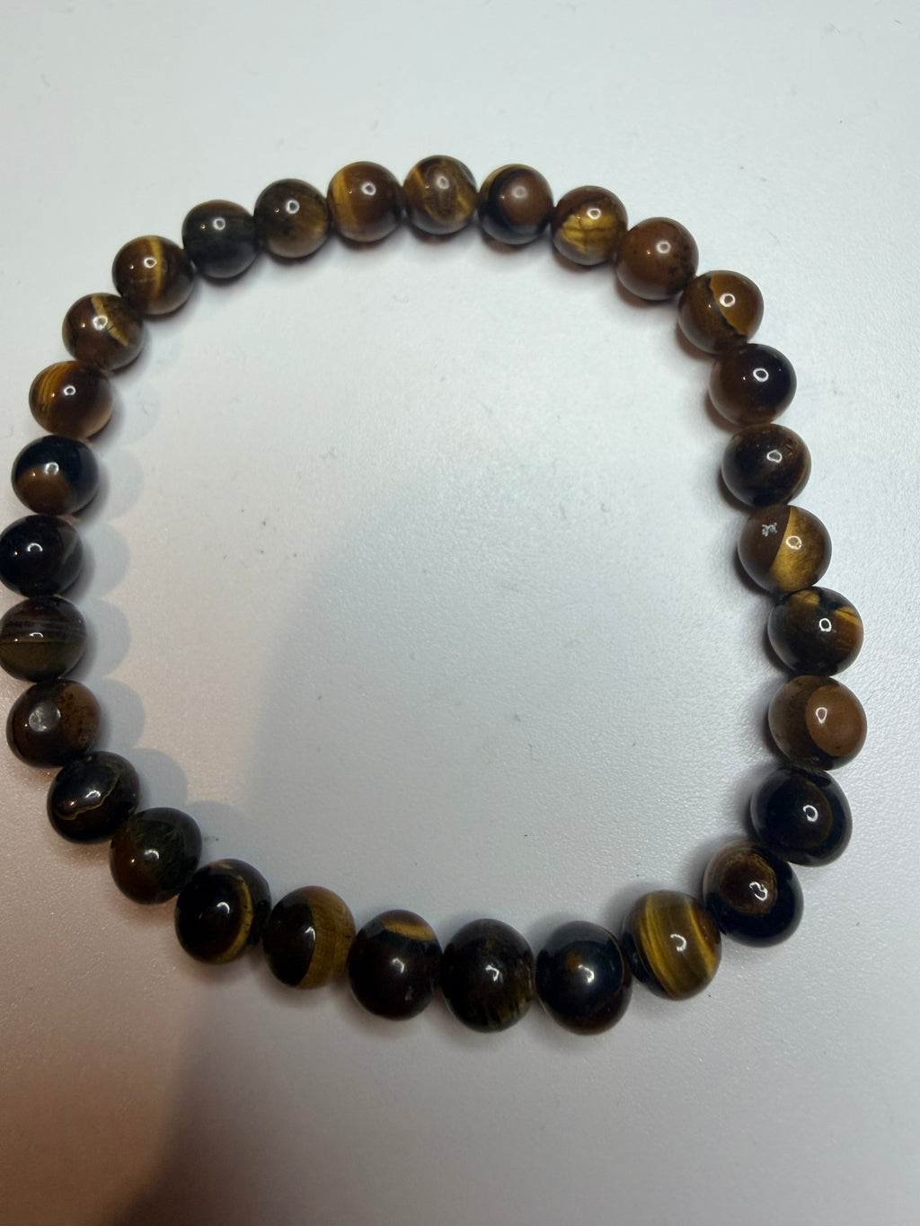 Tiger's Eye Beaded Bracelet | 6.5mm Beads