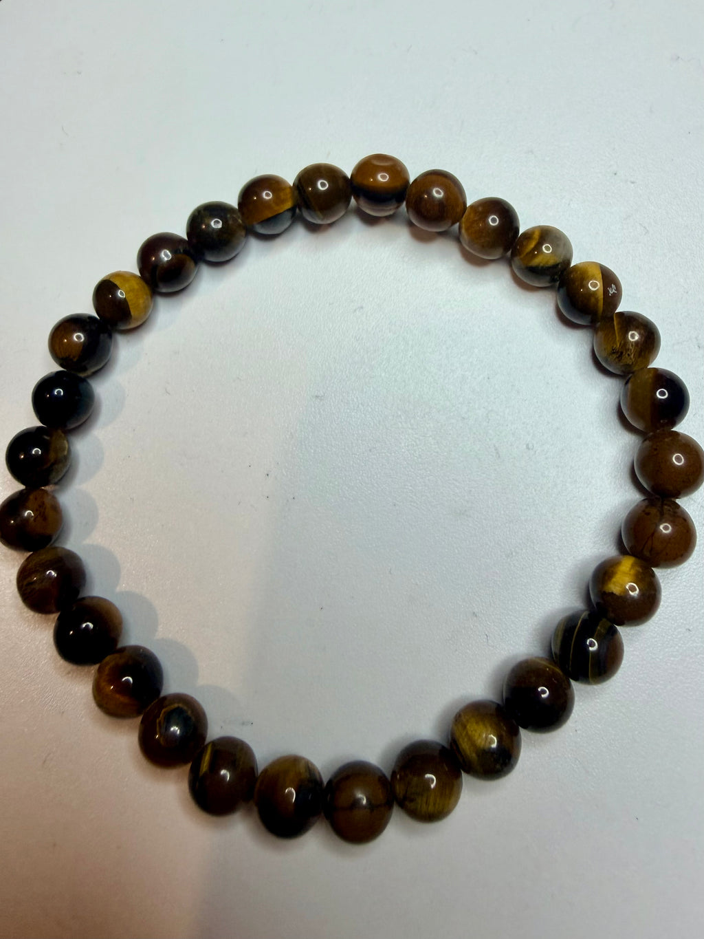 Tiger's Eye Beaded Bracelet | 6.5mm Beads
