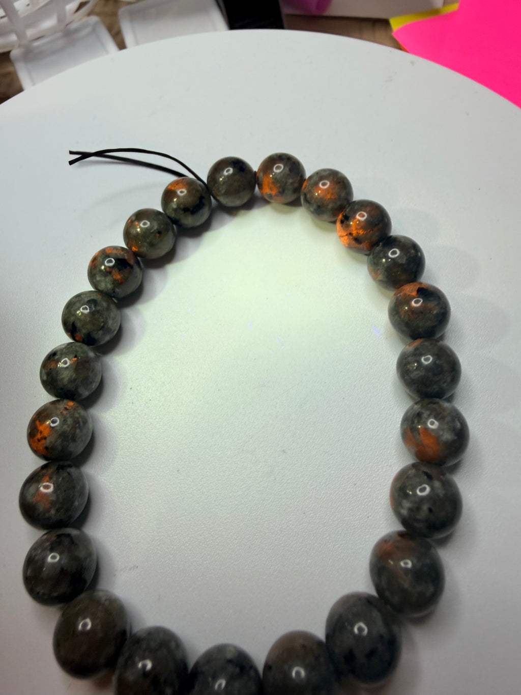 Yooperlite Beaded Bracelet | 8mm Beads | UV Reactive