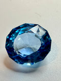 Natural Swiss Blue Topaz Oval 17x15mm 21.96ct
