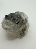 Large Garden Quartz Money Toad | 281g Carved Gemstone Sculpture | Feng Shui Wealth Symbol