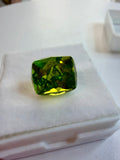 Natural Peridot Loose Gemstone | 3.96cts | 10.8 x 8.6mm | Exceptional Vivid Green