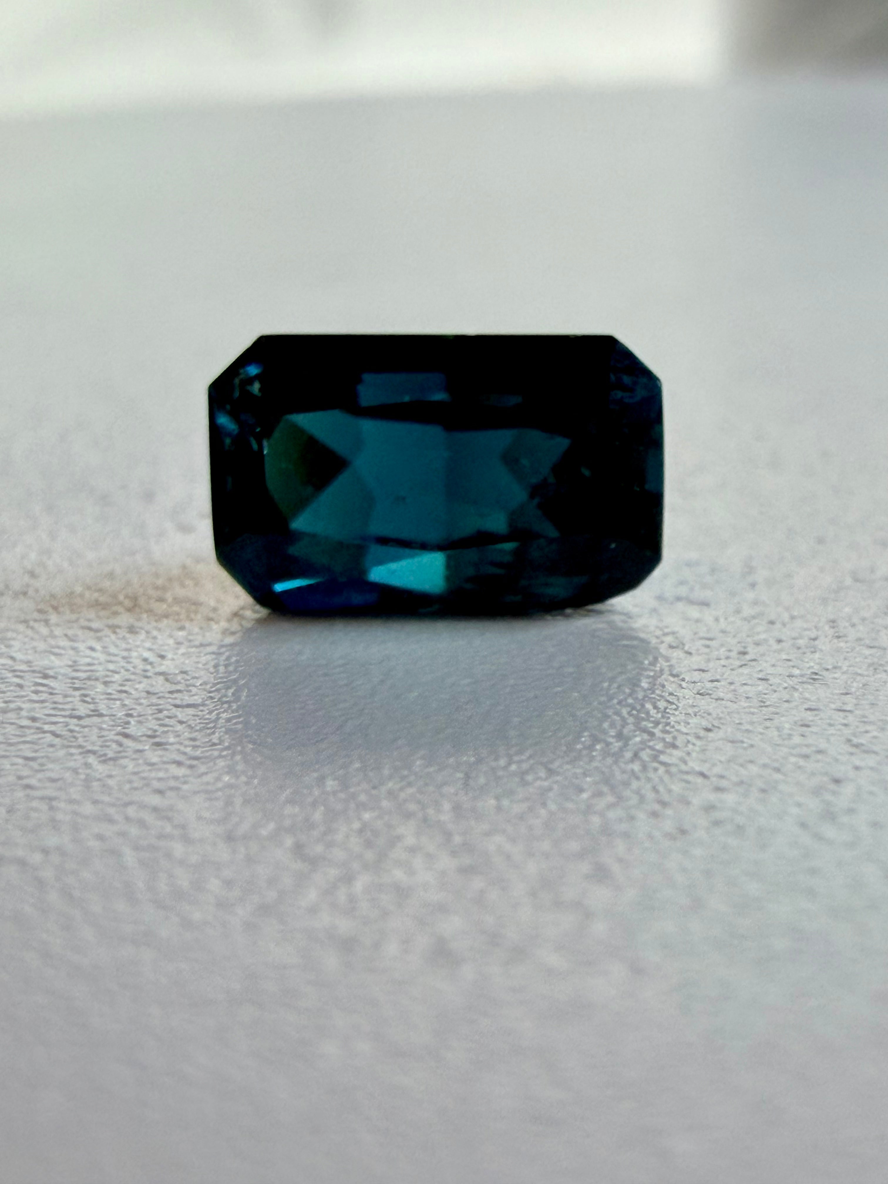 Natural Indicolite Blue Tourmaline Oval Cut Loose Gemstone | 8.6x5.2mm | 1.85cts