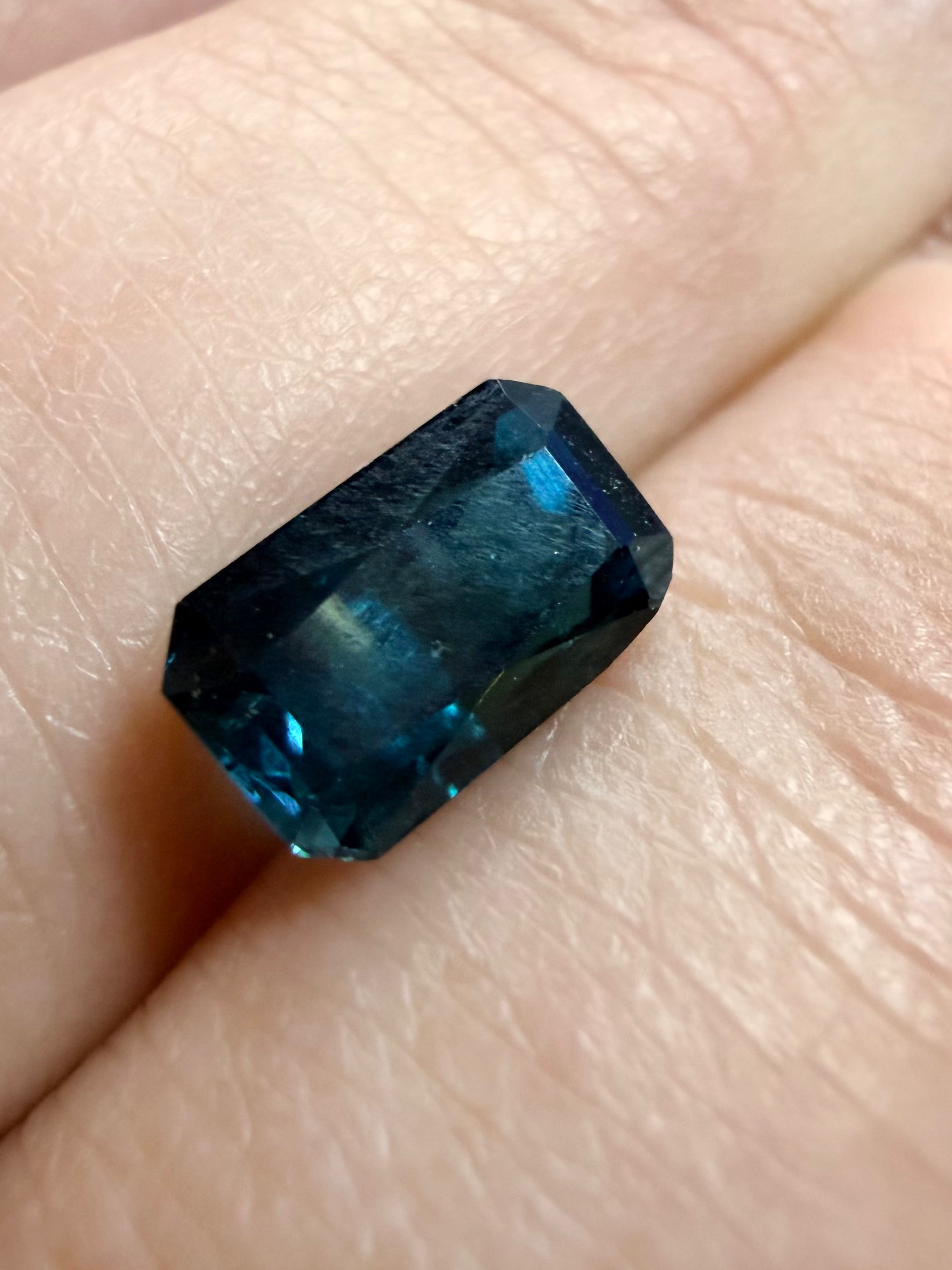 Natural Indicolite Blue Tourmaline Oval Cut Loose Gemstone | 8.6x5.2mm | 1.85cts