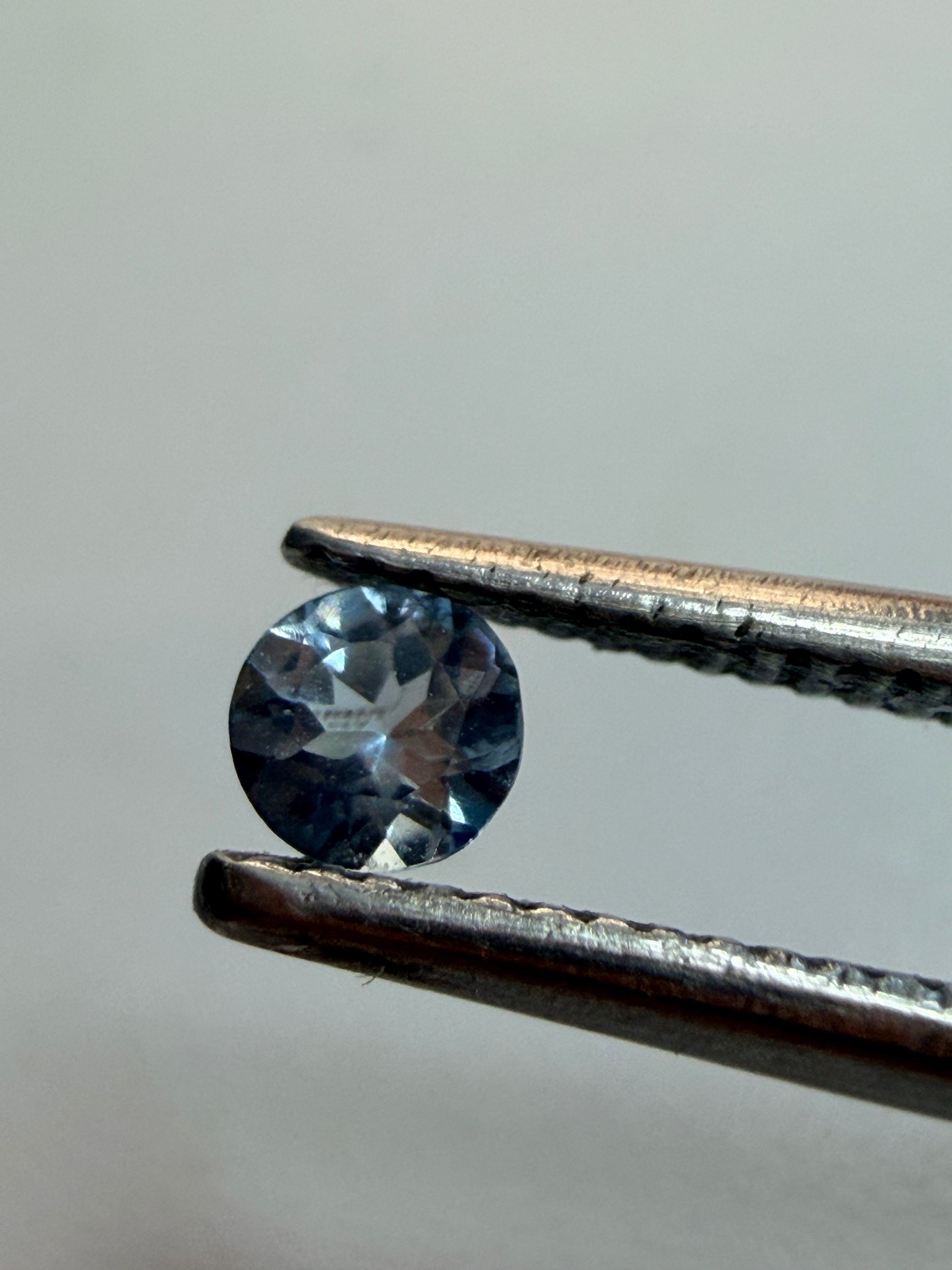 Natural Aquamarine | Round Cut | 3.3mm | 0.13cts | Loose Gemstone