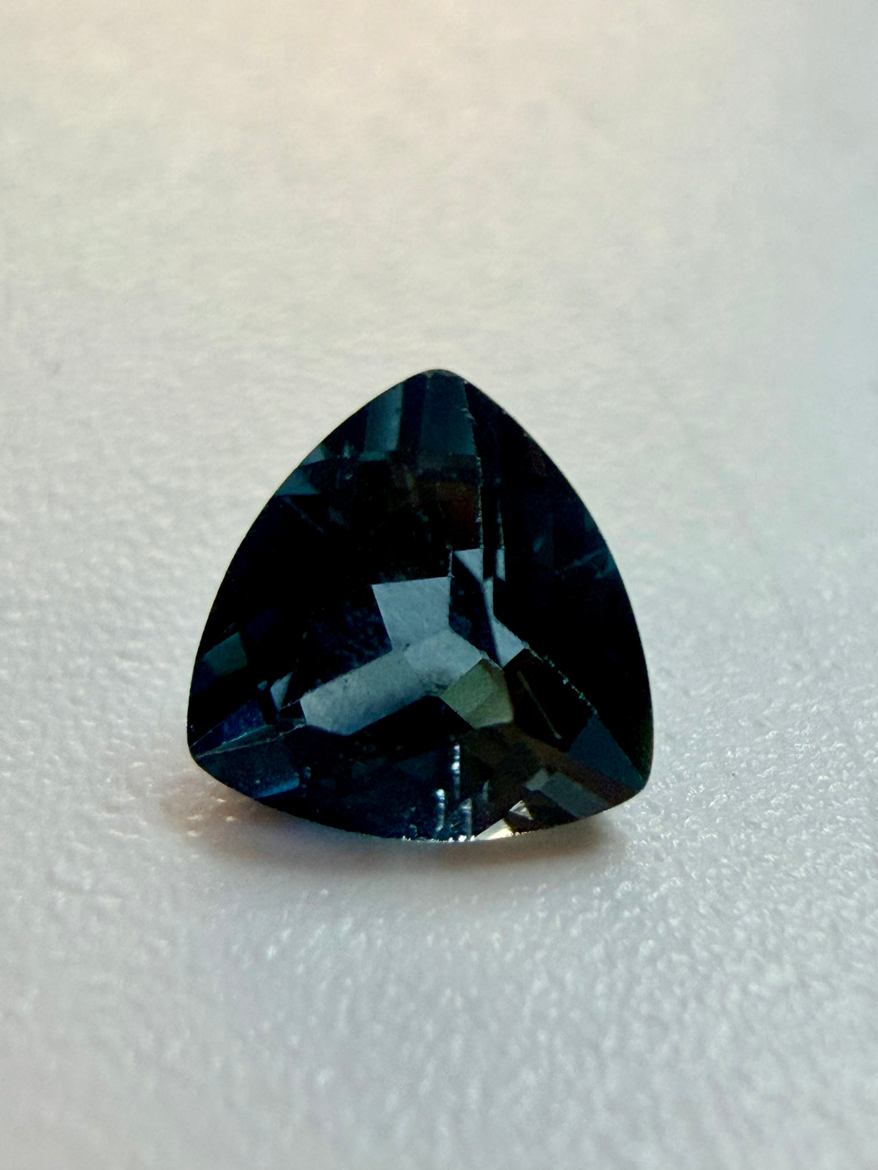 Natural London Blue Topaz | Trillion Cut | 5mm | 0.58cts | Loose Gemstone