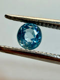 Natural Blue Zircon | Oval Cut | 4.2mm x 4mm | 0.59cts | Loose Gemstone