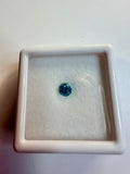 Natural Blue Zircon 0.62ct – 3.9 x 4mm