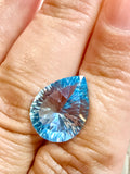 Natural Sky Blue Topaz 9.00ct – Millennium Cut – 16 x 12mm