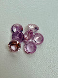 Natural Pink Sapphire 0.50ct – Round Cut – 2.4mm