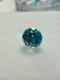 Natural Blue Zircon 0.59ct – Round Cut – 4mm