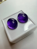 Natural Amethyst 11.39ct – Oval Cut – 12x10mm