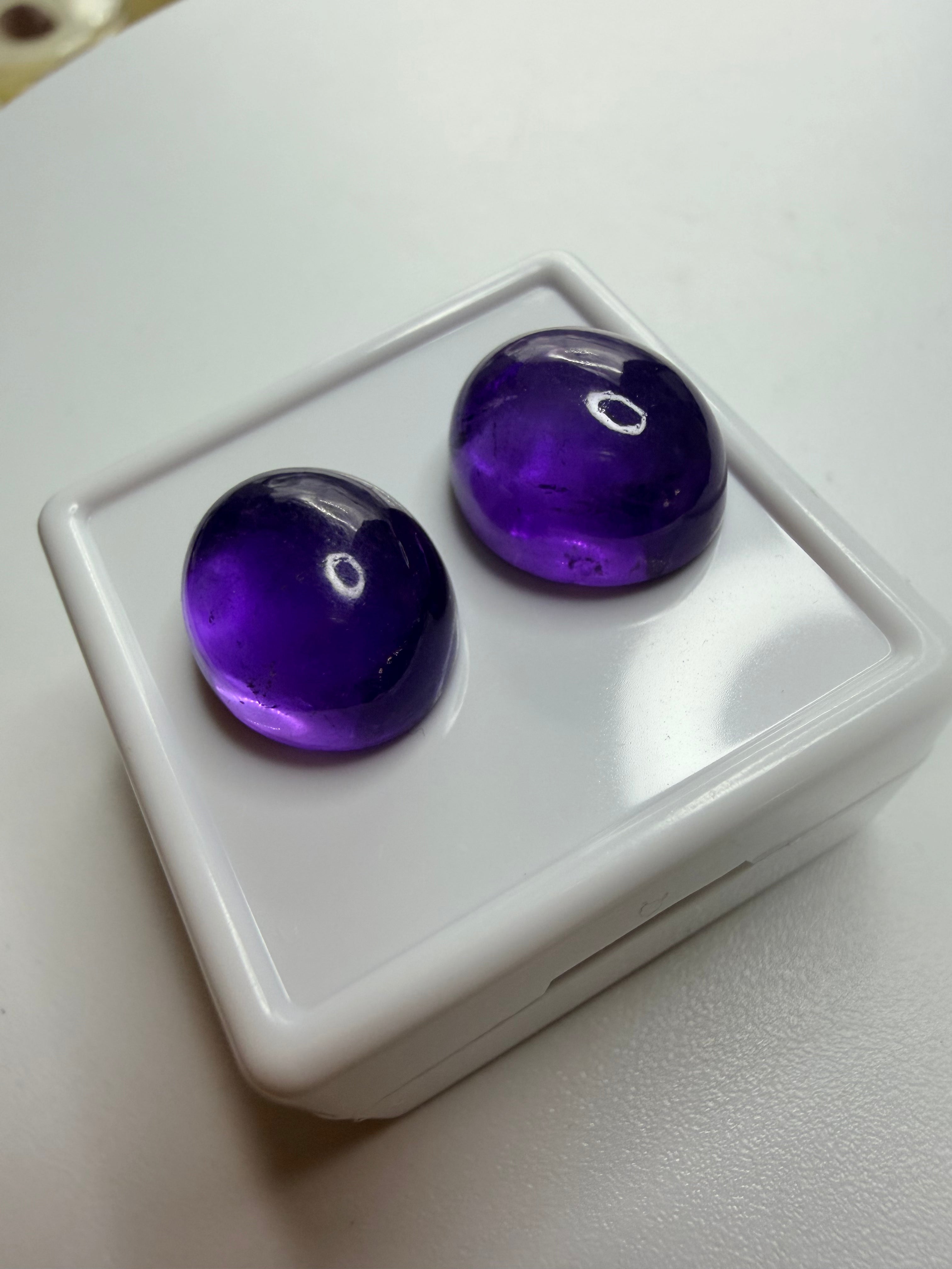 Natural Amethyst 11.39ct – Oval Cut – 12x10mm