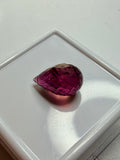 Natural Rubellite 3.21ct – Briolette Drop – 12.5x6.5mm