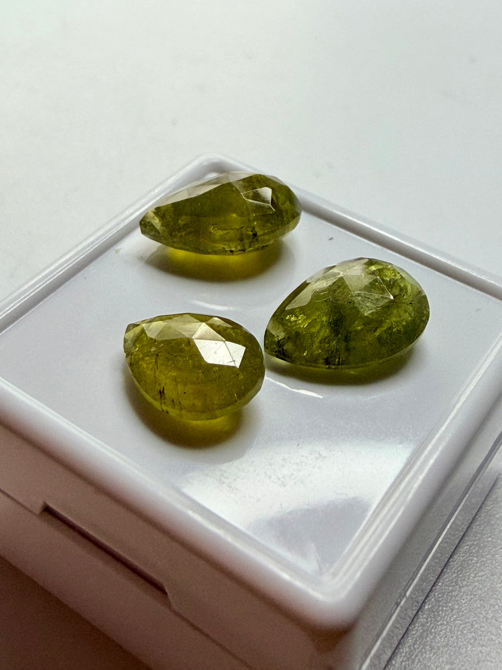 Natural Yellow Tourmaline Briolette Lot – 6.77cts