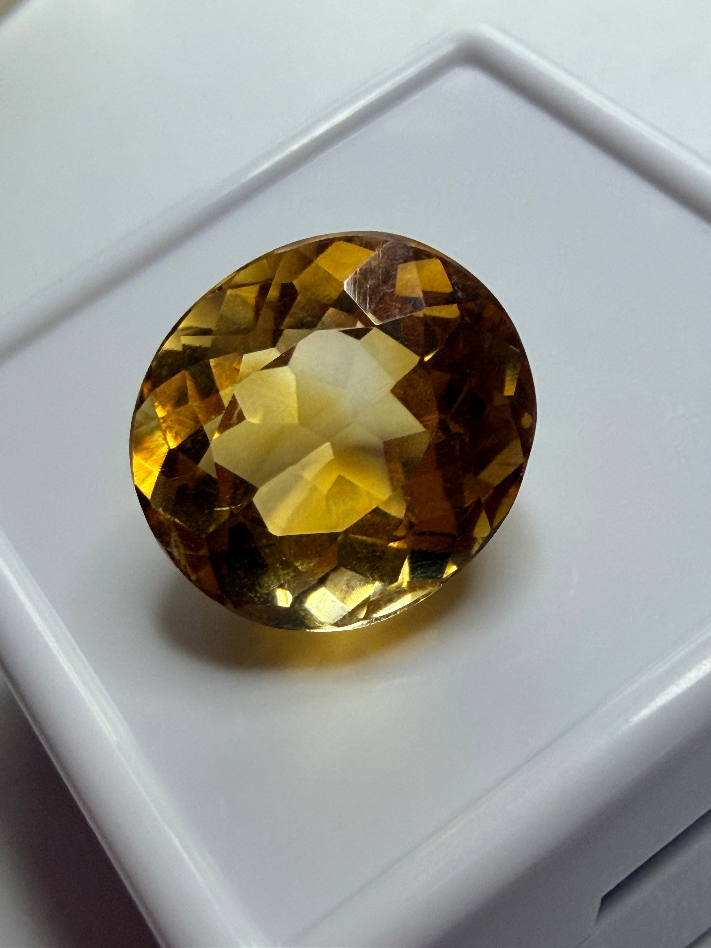 Natural Citrine 4.94ct – Oval Cut – 11x10mm