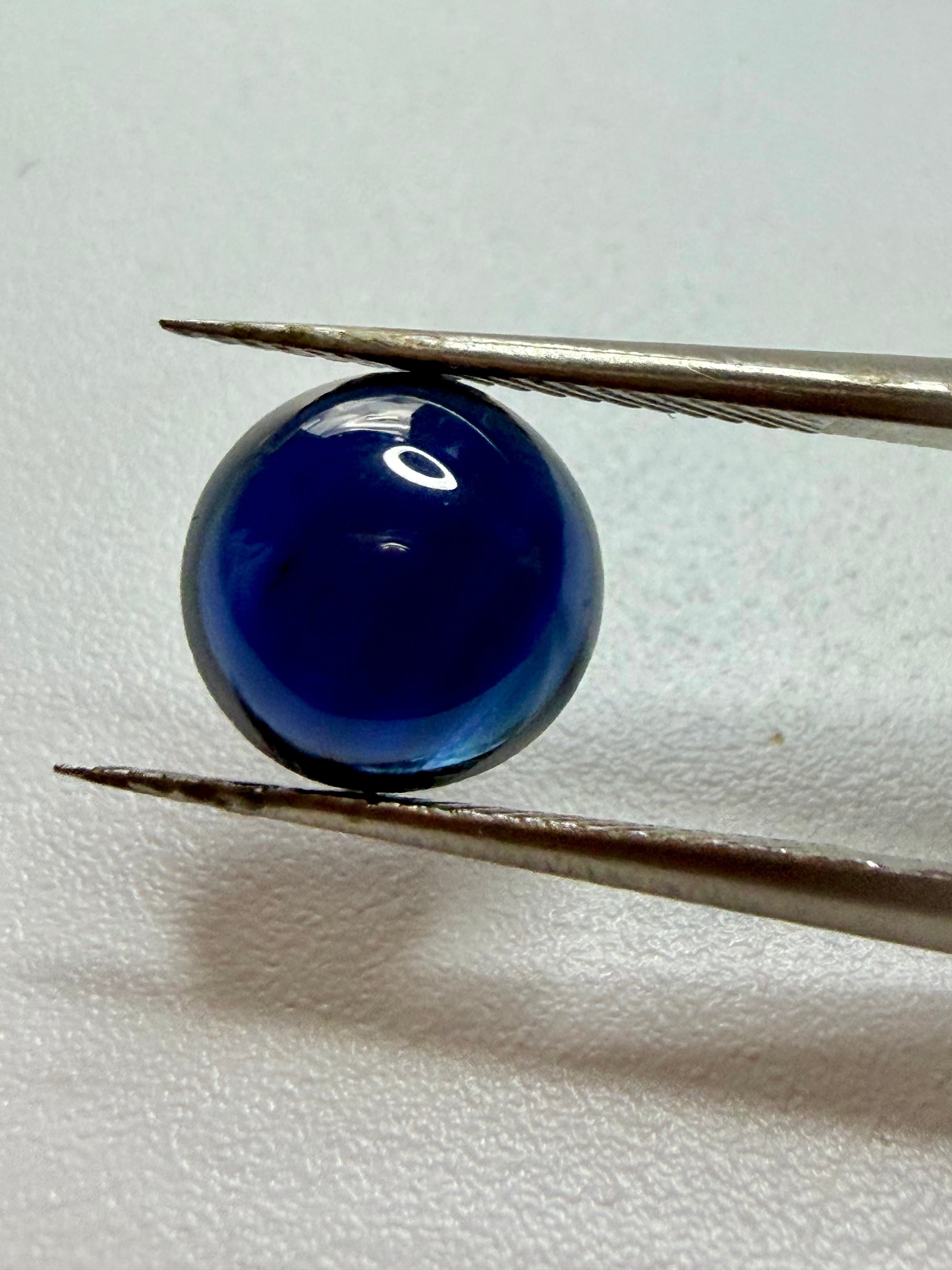 Natural Sapphire 2.57ct – Round Cabochon – 8.5mm