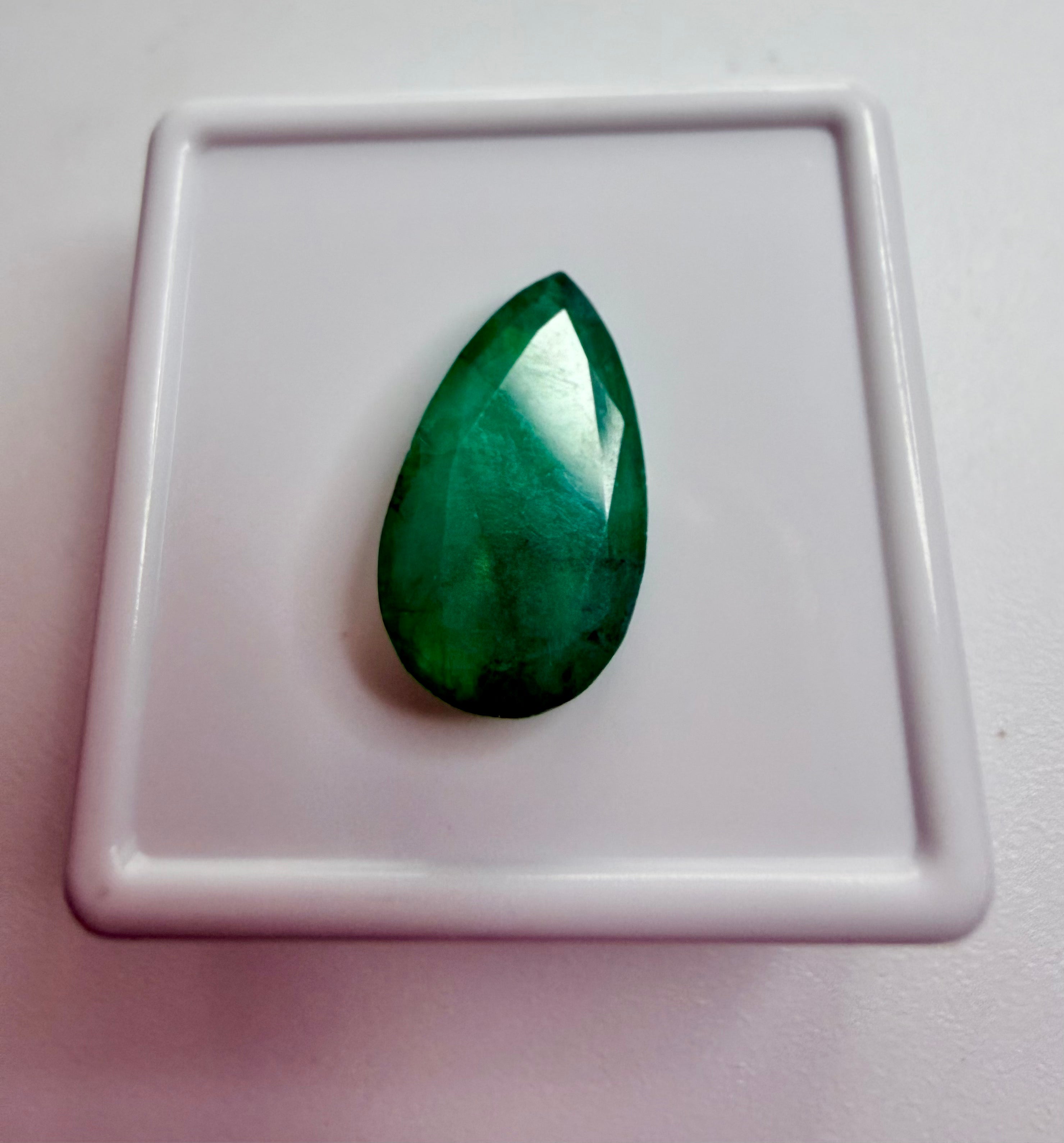 Natural Emerald 3.04ct – Drop Shape – 14x8.5mm