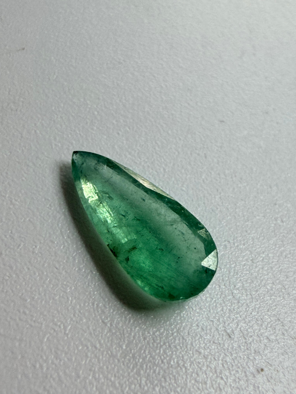 Natural Emerald 1.46ct – Drop Shape – 12.8x5.63mm