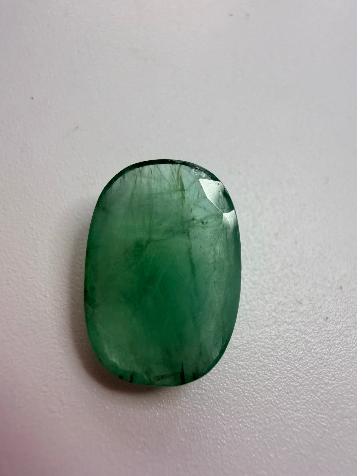 Natural Emerald 7.46ct – Large Oval Cut – 17x11.8mm