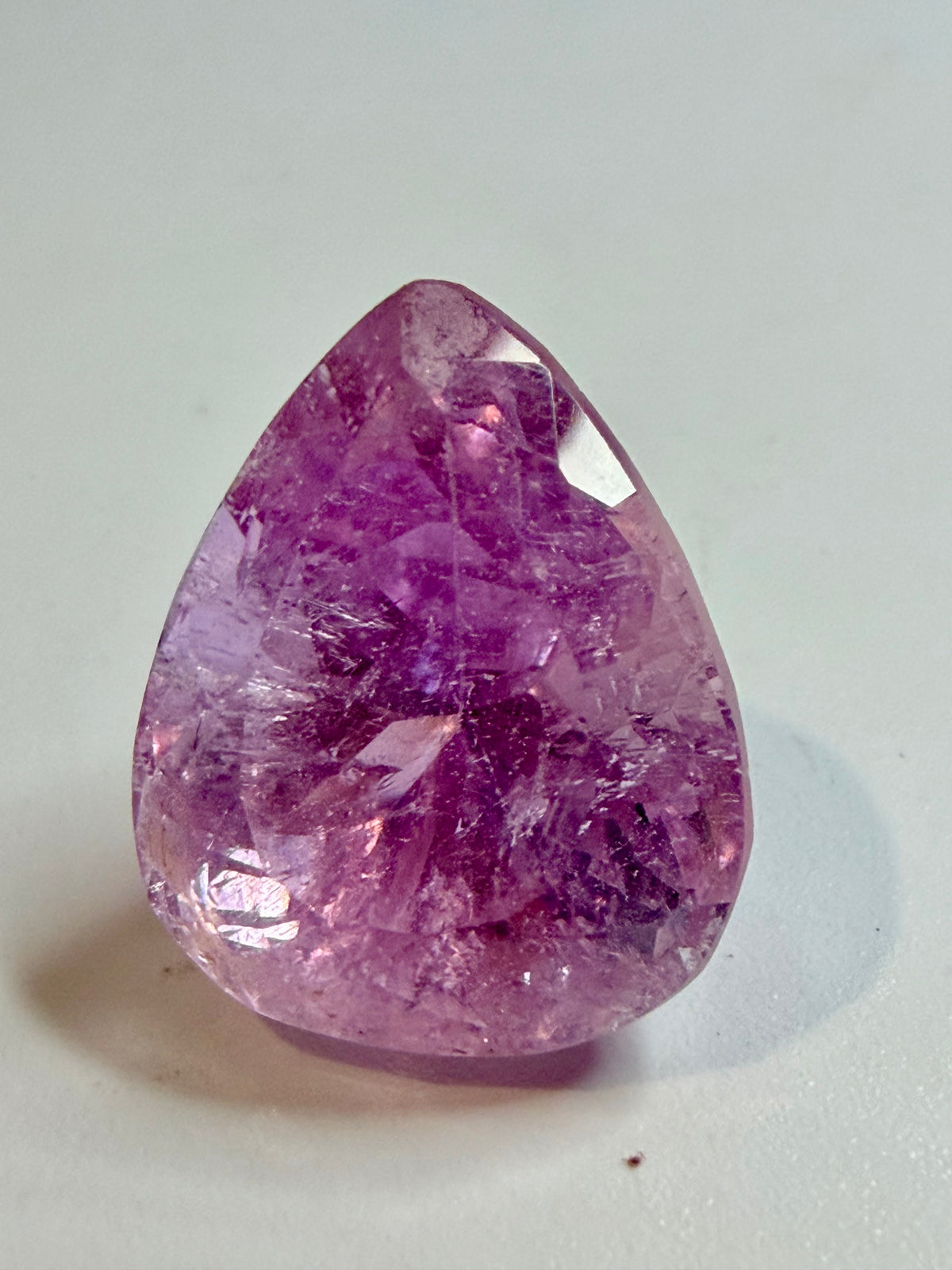 Natural Pink Kunzite | Pear Cut | 20x17mm | 28.53cts | Included