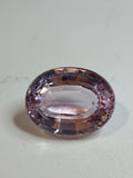 Natural Kunzite Oval 12.4x9.2mm 5.26cts – Pink-Violet Eye Clean