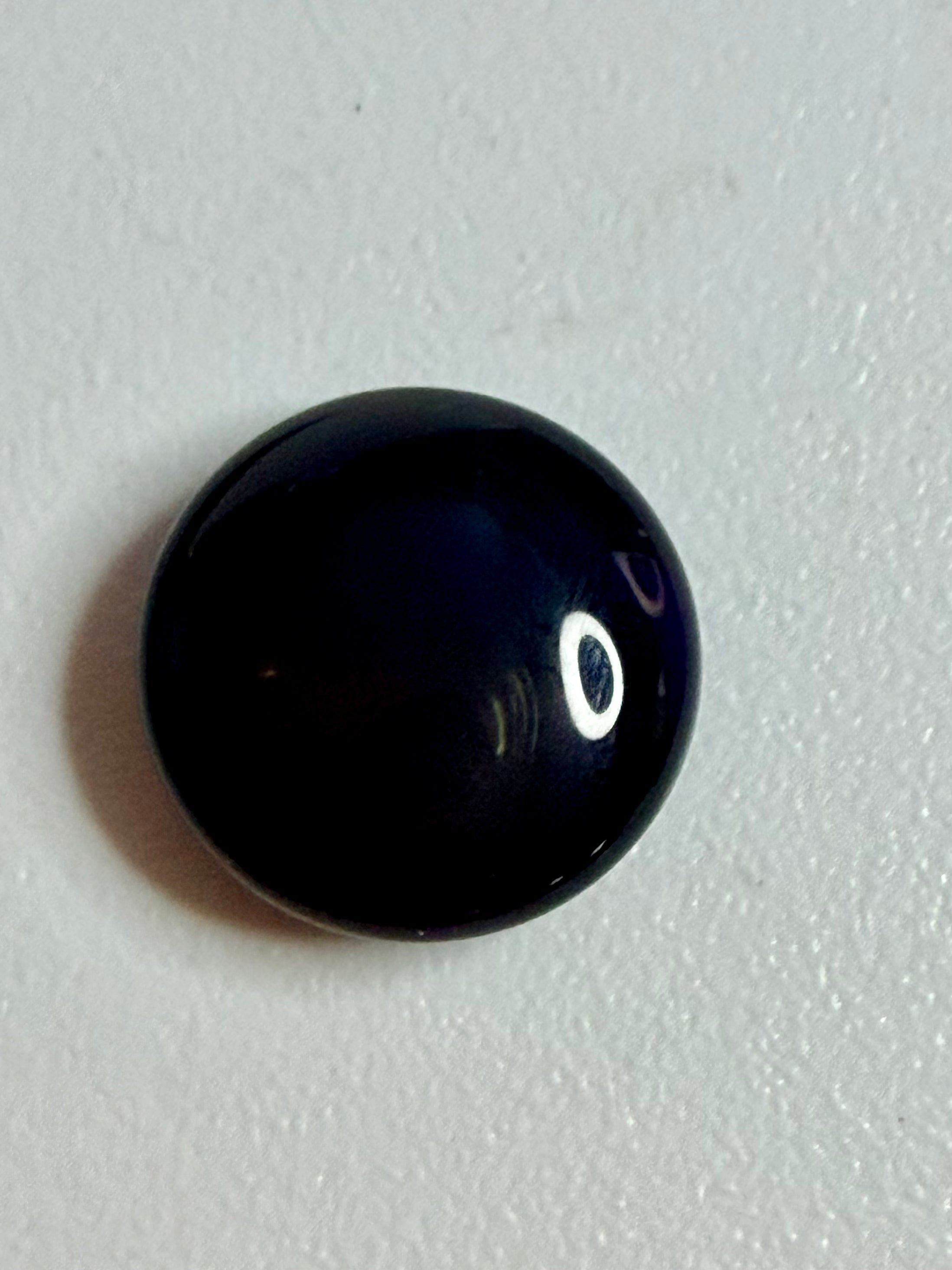 Black Onyx Round Cabochon 7MM