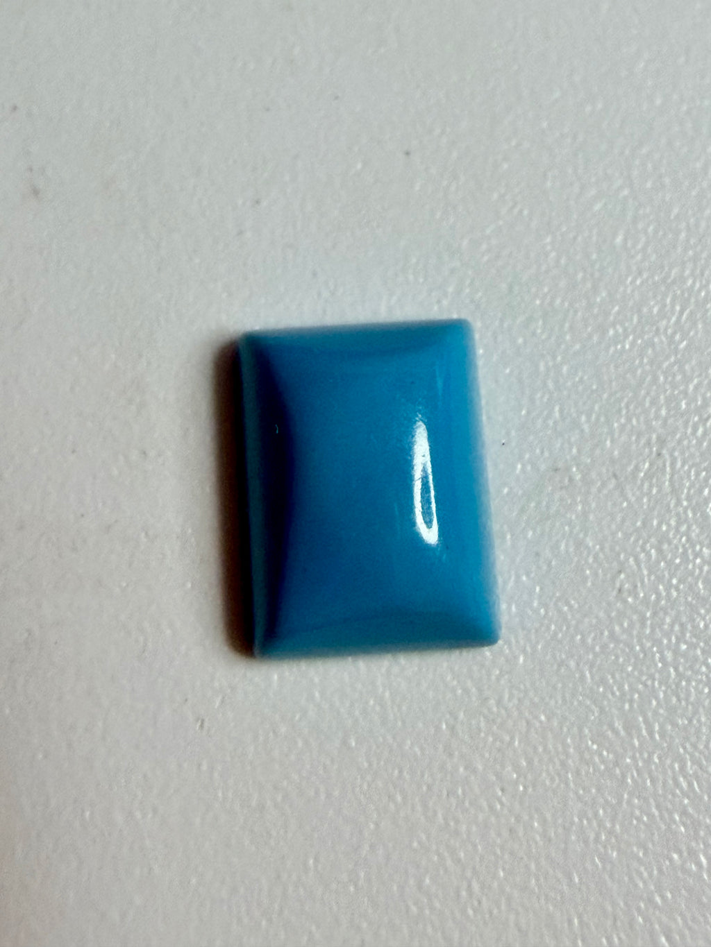 Reconstructed Turquoise Rectangle Cabochon 8MM×6MM