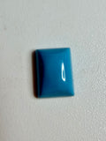 Reconstructed Turquoise Rectangle Cabochon 8MM×6MM