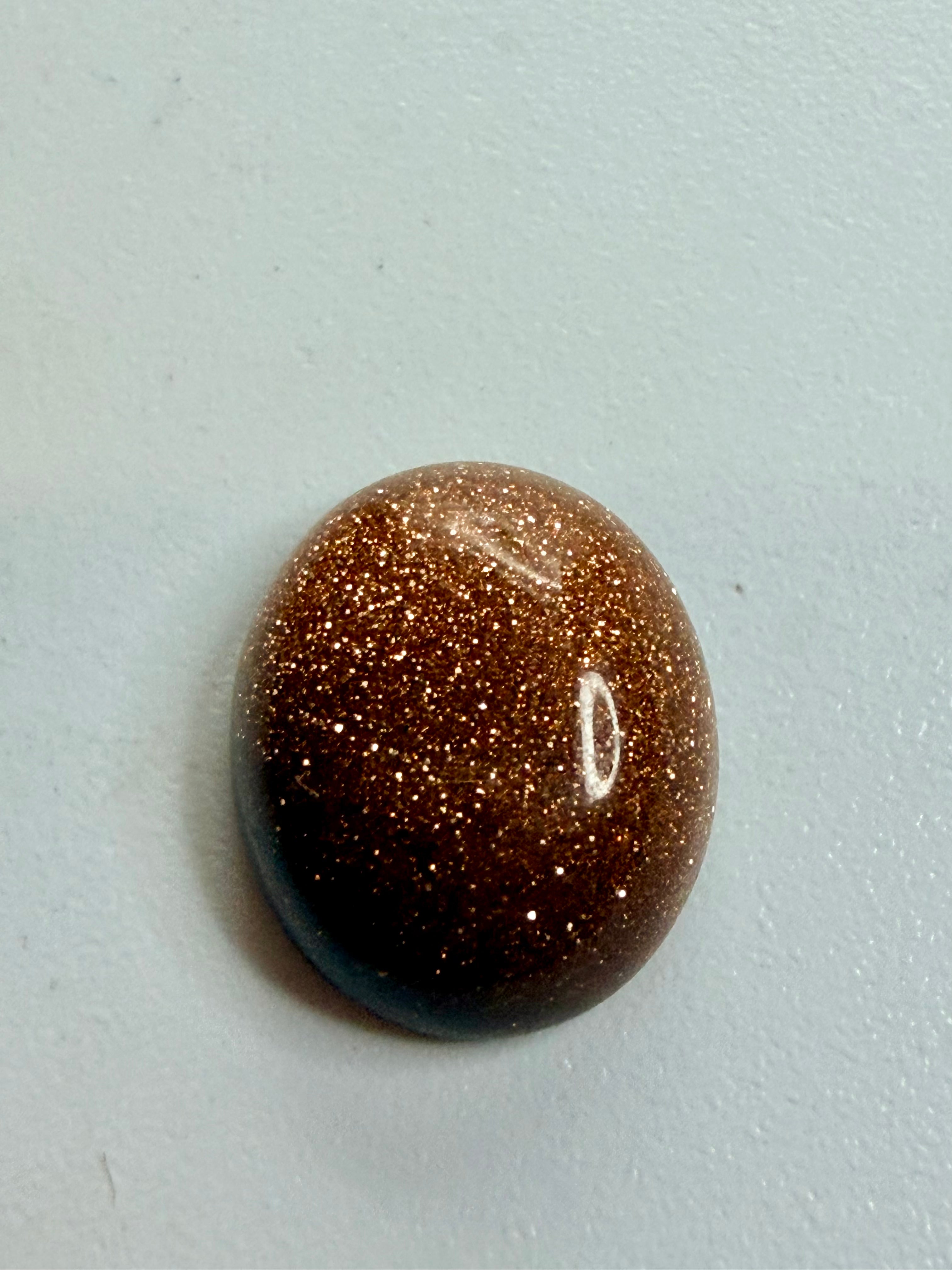 Goldstone Oval Cabochon 12mm x 10mm