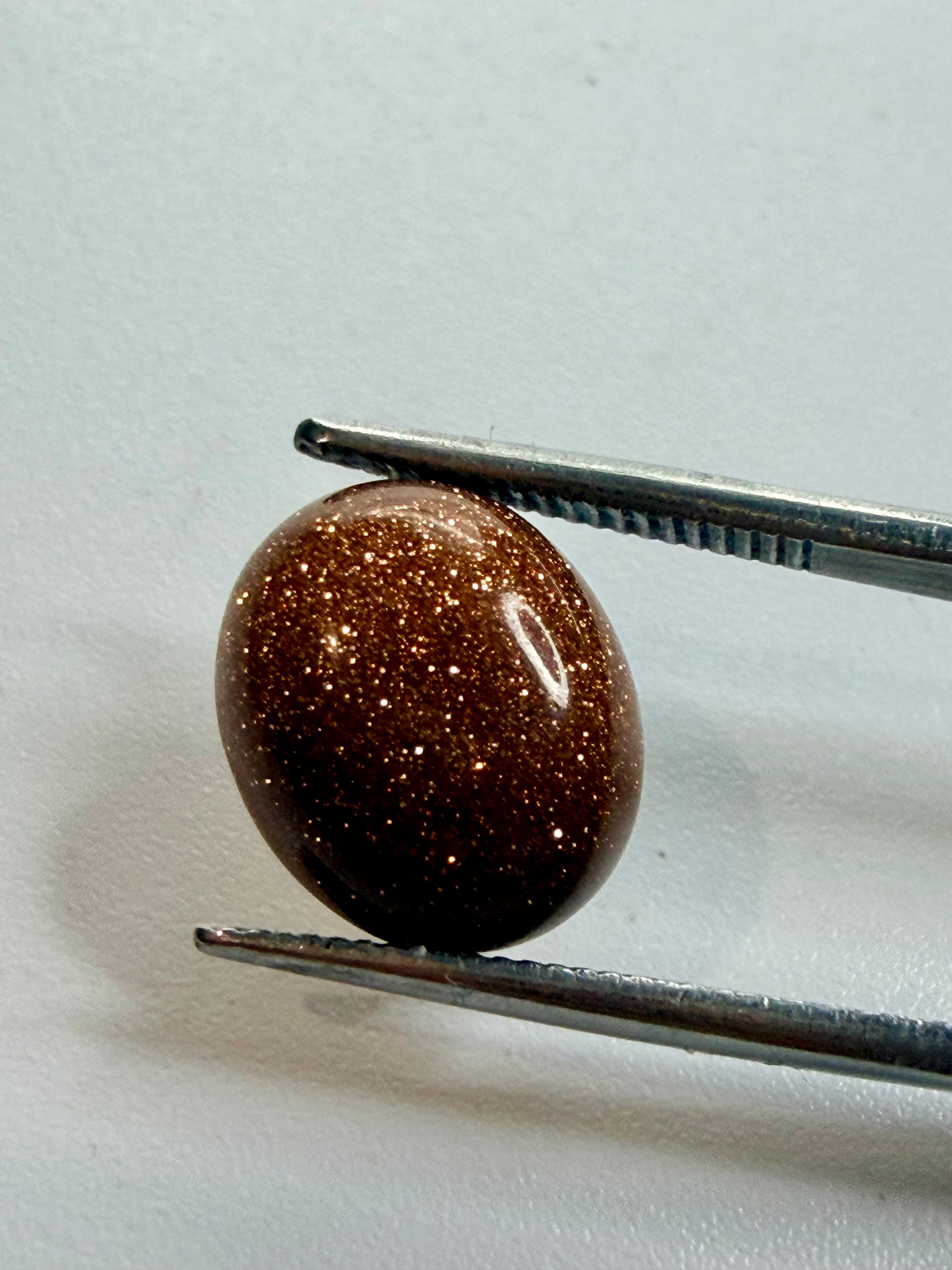 Goldstone Oval Cabochon 12mm x 10mm