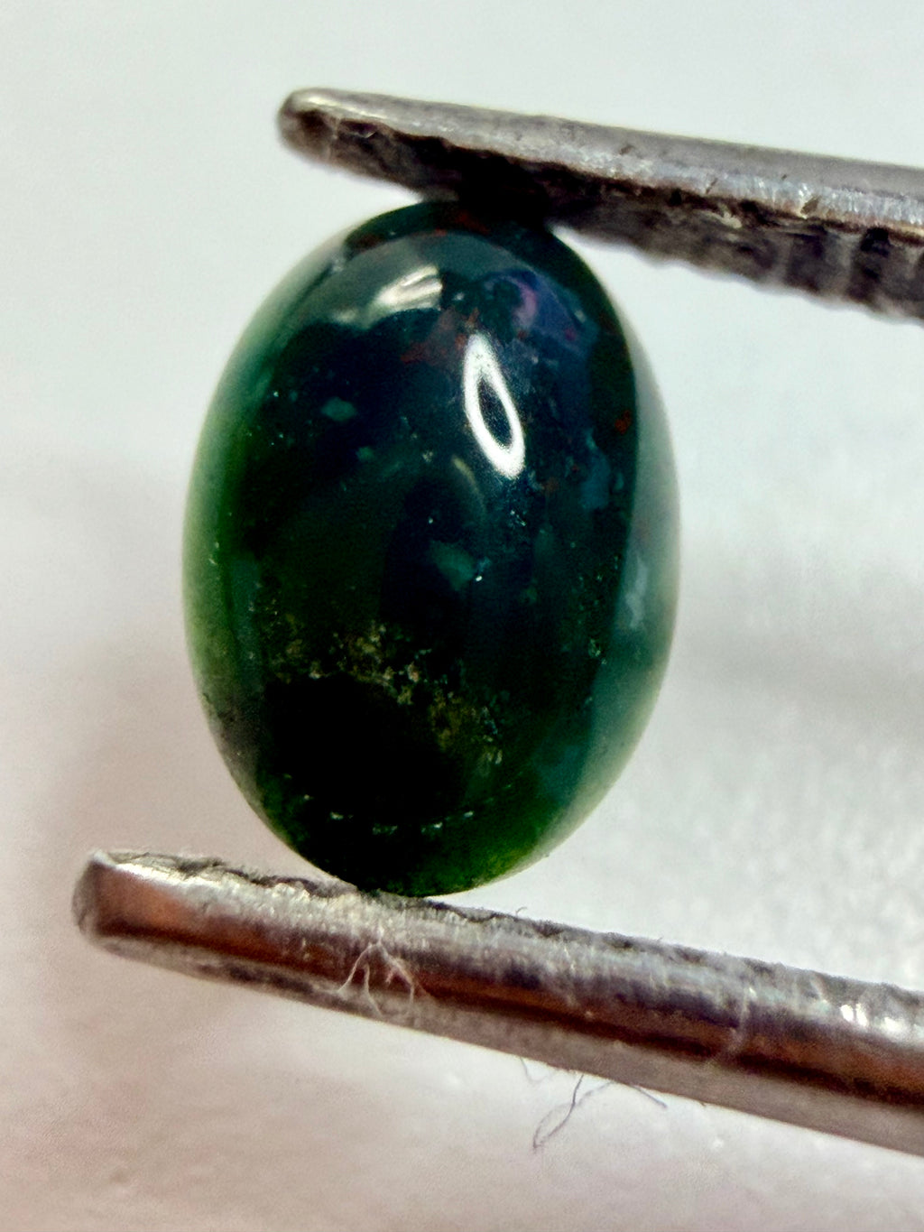 Bloodstone Oval Cabochon 10mm x 8mm
