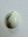 White Howlite Oval Cabochon 8mm x 6mm