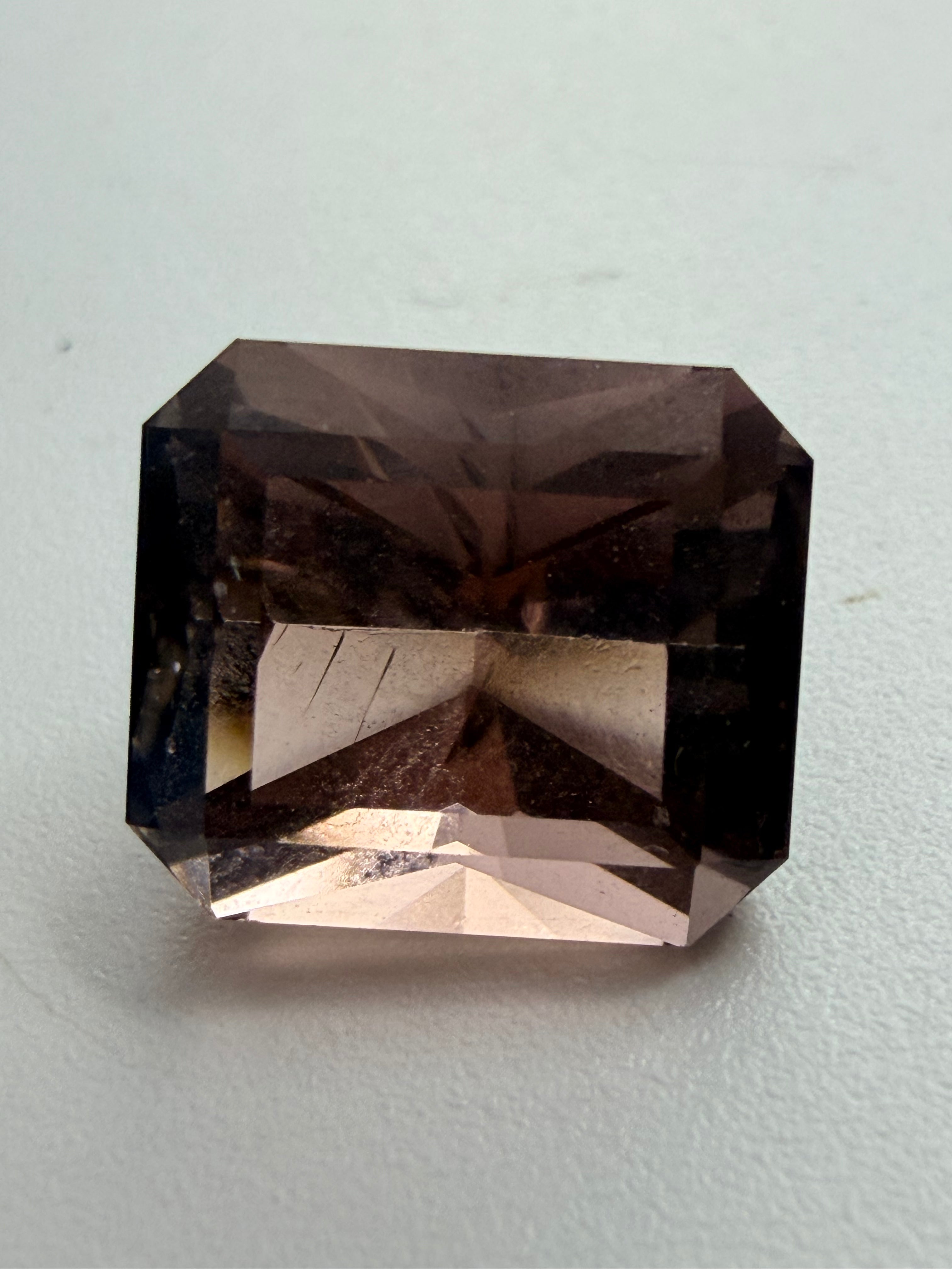 Blush Pink Tourmaline Octagon 12mm x 10.2mm 7.87ct