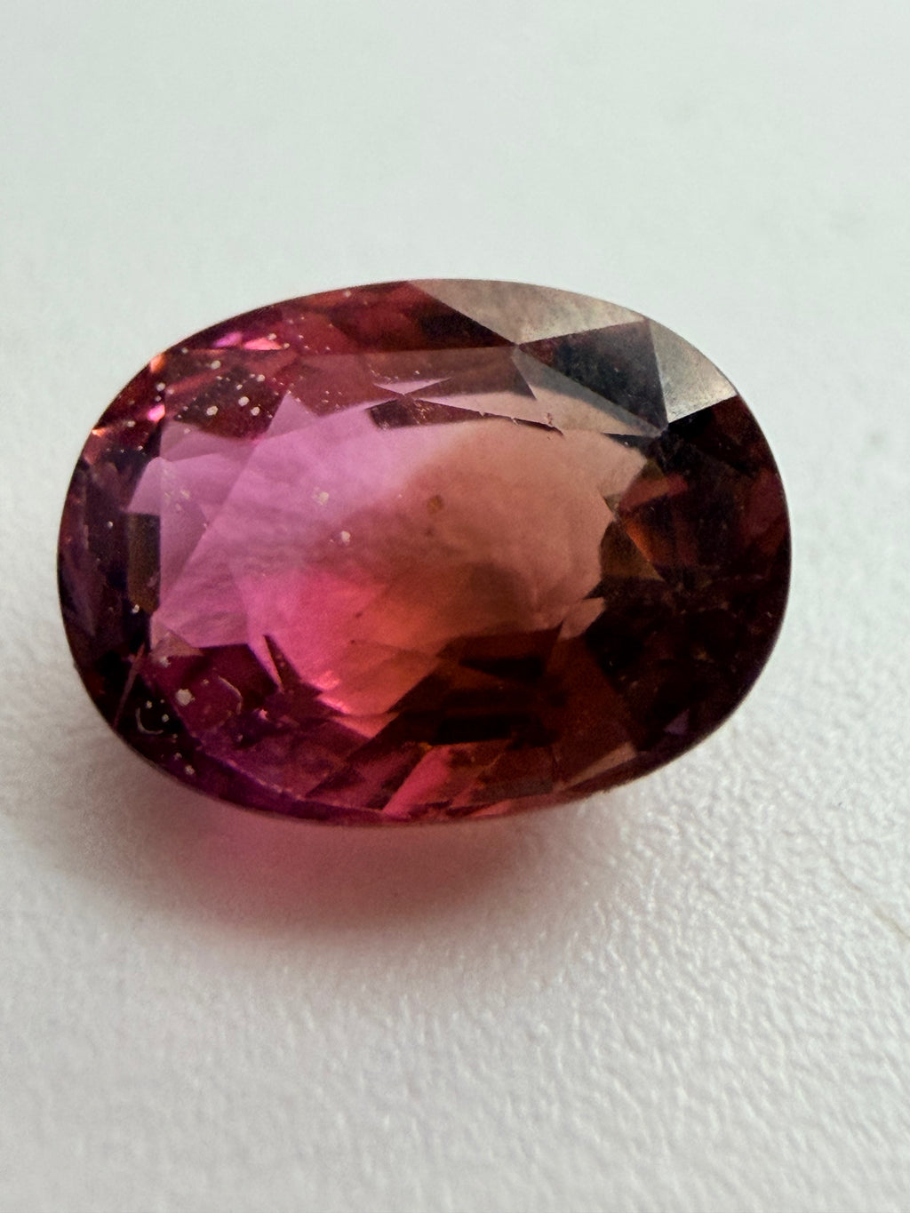 Red Tourmaline Oval 9mm x 7mm 2.12ct